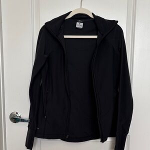 Nike Black Collar Zip-Up Jacket